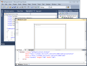 Floating Window1.xaml out of Visual Studio 2010 main window