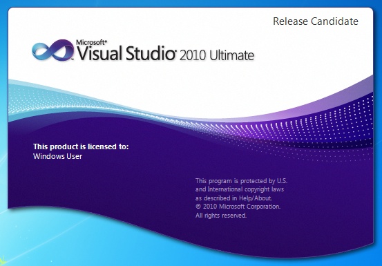 Visual Studio 2010 Ultimate RC Visual Studio 2010 Ultimate RC
