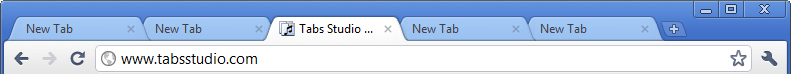 Tabs in Google Chrome Tabs in Google Chrome