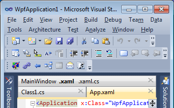 Fixed stretch tab alignment in Visual Studio 2010 Fixed stretch tab alignment in Visual Studio 2010