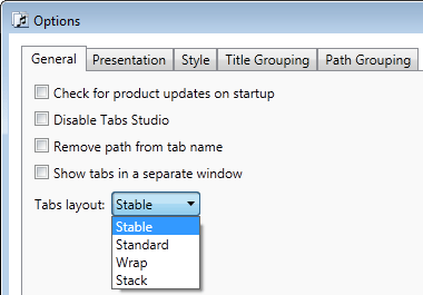 Stable tabs layout option Stable tabs layout option