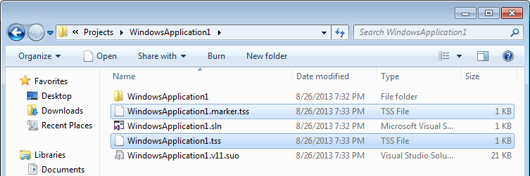 Marker and Saver per-solution files