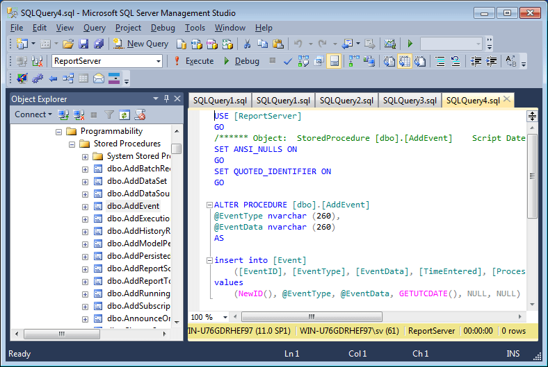 SQLQuery tabs in SSMS 2012
